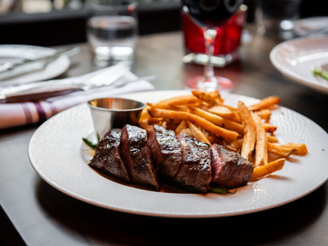 Steak Frites from Biff's Bistro in downtown Toronto
