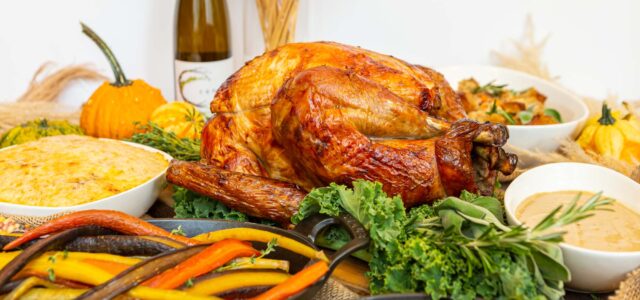 Thanksgiving Feast Canoe