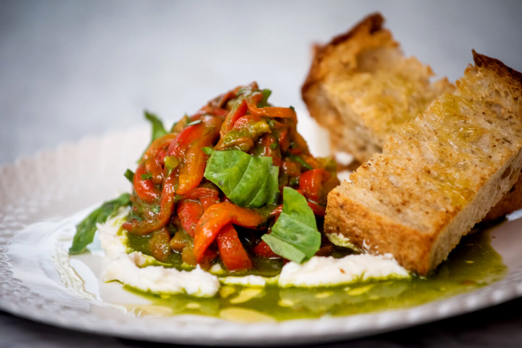 Roasted Red Pepper Salad