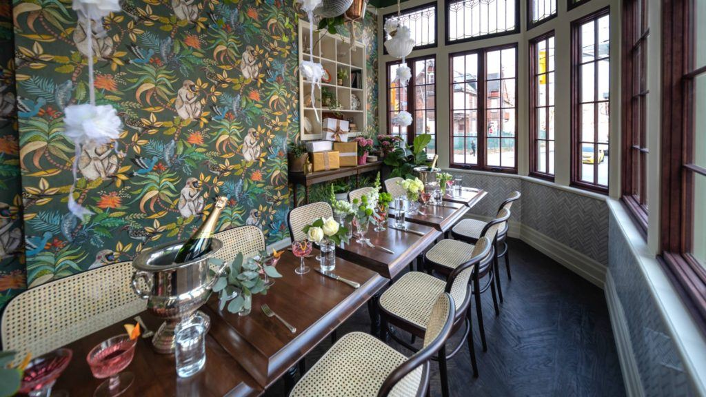 dining table and chairs